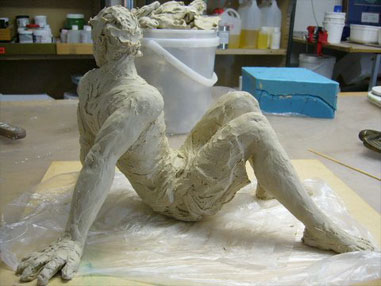 sculpture of clay